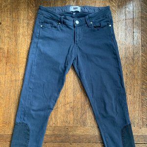 PAIGE Blue Grey Premium Denim Saddle Patch